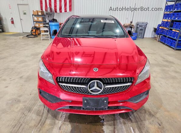 WDDSJ4EB1JN587066 2018 MERCEDES-BENZ CLA-CLASS Red Դիմացի տեսք