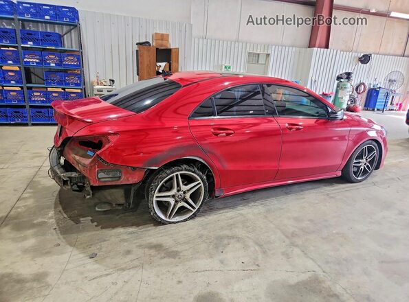 WDDSJ4EB1JN587066 2018 MERCEDES-BENZ CLA-CLASS Red Հետևի աջ