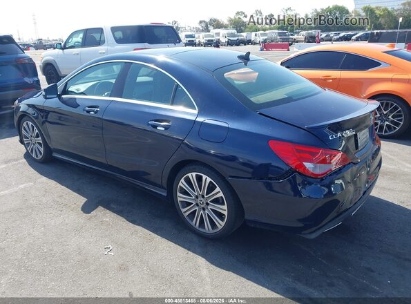 WDDSJ4EB1JN663305 2018 MERCEDES-BENZ CLA 250 Blue Rear left