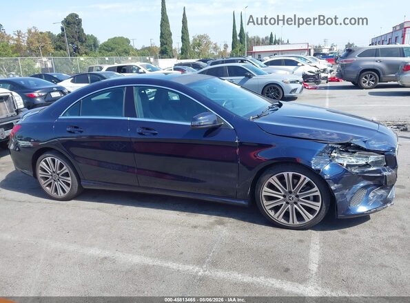 WDDSJ4EB1JN663305 2018 MERCEDES-BENZ CLA 250 Blue Rear interior view