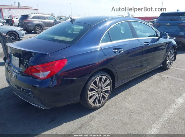 WDDSJ4EB1JN663305 2018 MERCEDES-BENZ CLA 250 Blue Rear right