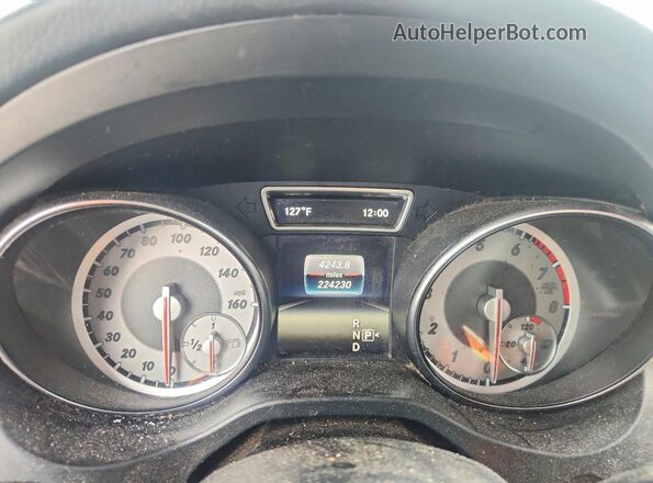 WDDSJ4EB2GN312699 2016 MERCEDES-BENZ CLA-CLASS Silver ხელსაწყოთა პანელის ხედი