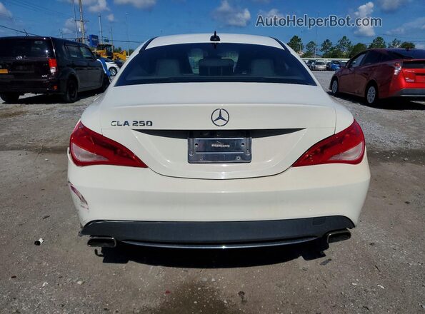 WDDSJ4EB2GN348523 2016 MERCEDES-BENZ CLA-CLASS White Vista de la etiqueta del VIN