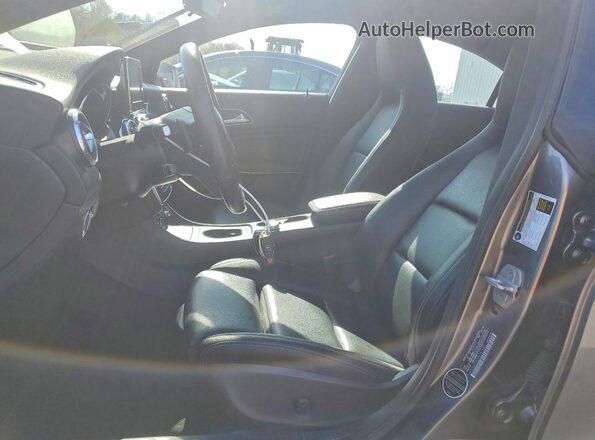 WDDSJ4EB2GN387600 2016 MERCEDES-BENZ CLA-CLASS Gray Front interior view