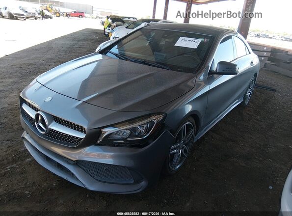 WDDSJ4EB2HN421732 2017 MERCEDES-BENZ CLA 250 Серый Передняя левая четверть