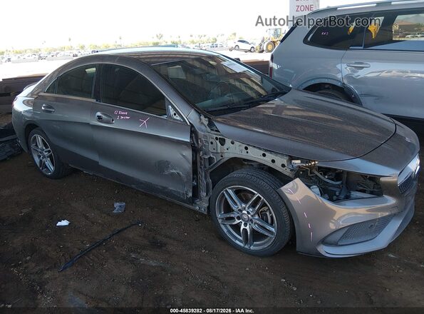 WDDSJ4EB2HN421732 2017 MERCEDES-BENZ CLA 250 Серый Вид спереди