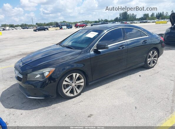 WDDSJ4EB2JN514465 2018 MERCEDES-BENZ CLA 250 Black წინა მარცხენა ხედი სამი მეოთხედიდან