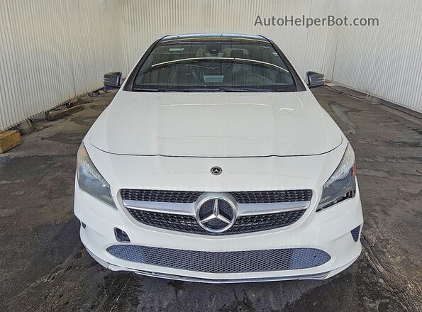 WDDSJ4EB2JN590526 2018 MERCEDES-BENZ CLA-CLASS White Vista frontal