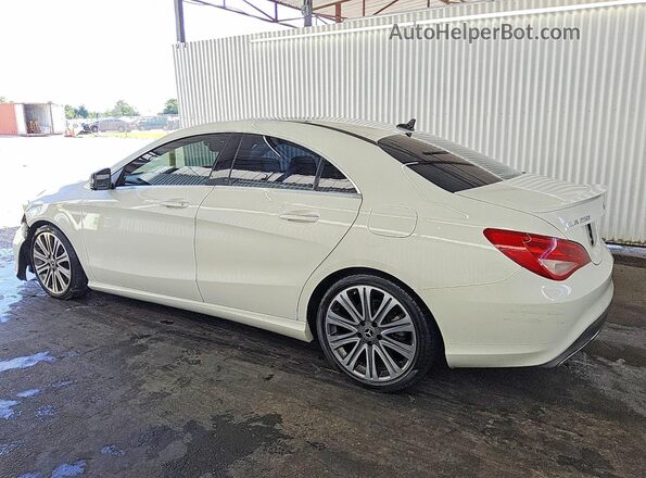 WDDSJ4EB2JN590526 2018 MERCEDES-BENZ CLA-CLASS White Trasero izquierdo