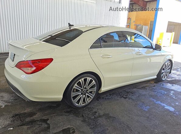 WDDSJ4EB2JN590526 2018 MERCEDES-BENZ CLA-CLASS White Trasero derecho