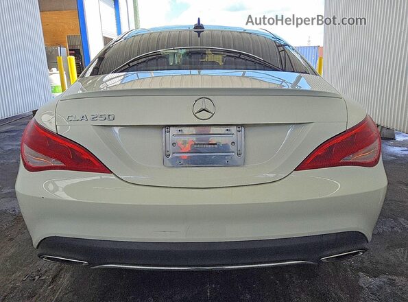 WDDSJ4EB2JN590526 2018 MERCEDES-BENZ CLA-CLASS White Vista trasera