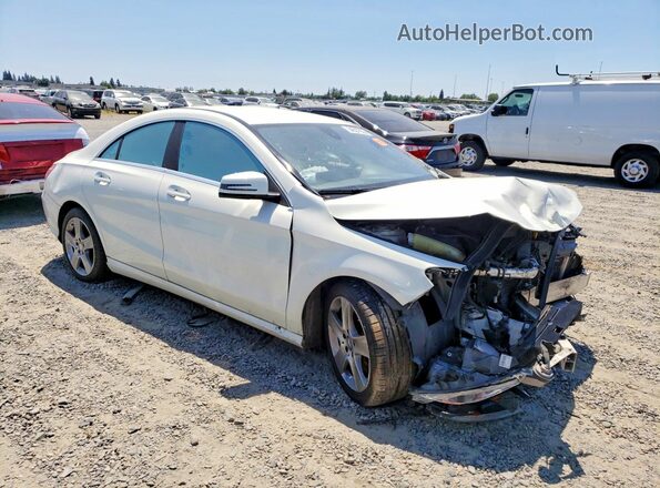 WDDSJ4EB3GN323999 2016 MERCEDES-BENZ CLA-CLASS Белый Передняя правая четверть