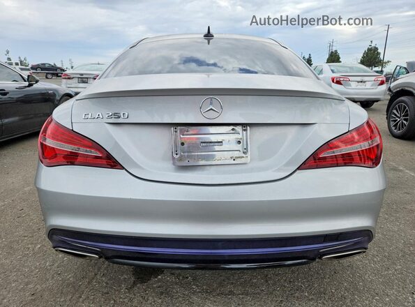 WDDSJ4EB3JN515964 2018 MERCEDES-BENZ CLA-CLASS Silver Вид ззаду