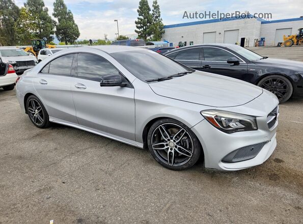 WDDSJ4EB3JN515964 2018 MERCEDES-BENZ CLA-CLASS Silver Передня права чверть