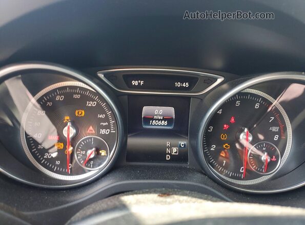 WDDSJ4EB3JN519044 2018 MERCEDES-BENZ CLA-CLASS Black Instrument cluster view