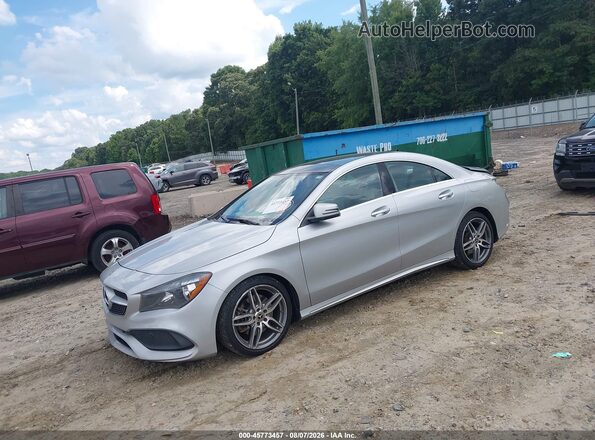 WDDSJ4EB3JN590700 2018 MERCEDES-BENZ CLA 250 Gray წინა მარცხენა ხედი სამი მეოთხედიდან
