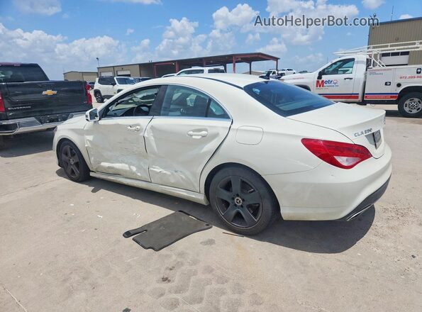 WDDSJ4EB4JN575266 2018 MERCEDES-BENZ CLA-CLASS Белый Задняя левая четверть