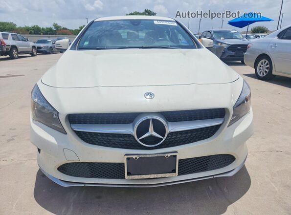WDDSJ4EB4JN575266 2018 MERCEDES-BENZ CLA-CLASS Белый Вид спереди