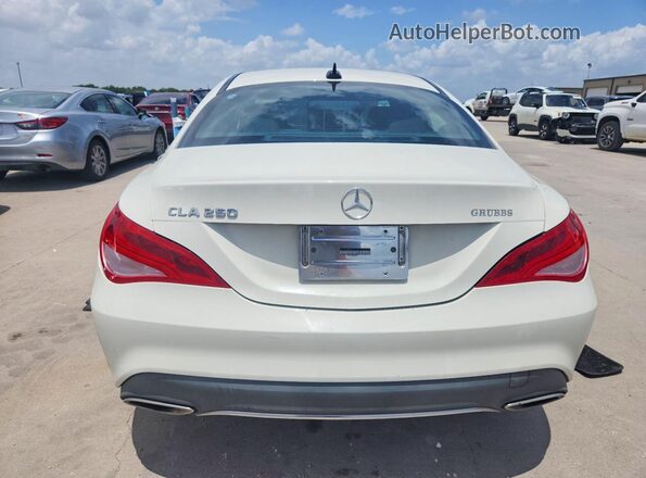 WDDSJ4EB4JN575266 2018 MERCEDES-BENZ CLA-CLASS Белый Вид сзади