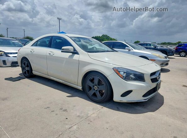 WDDSJ4EB4JN575266 2018 MERCEDES-BENZ CLA-CLASS Белый Передняя правая четверть