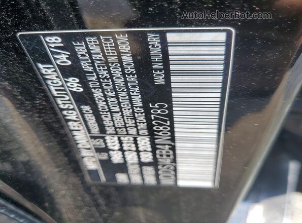 WDDSJ4EB4JN682785 2018 MERCEDES-BENZ CLA-CLASS Черный Вид подкапотного пространства