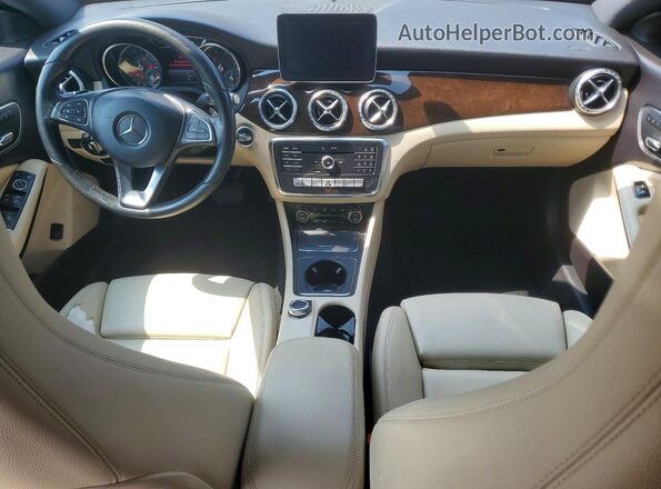 WDDSJ4EB4JN682785 2018 MERCEDES-BENZ CLA-CLASS Черный Вид панели приборов