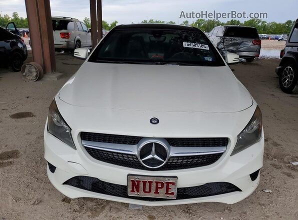 WDDSJ4EB5HN444955 2017 MERCEDES-BENZ CLA-CLASS White Widok z przodu