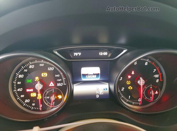 WDDSJ4EB5HN444955 2017 MERCEDES-BENZ CLA-CLASS White Widok zestawu wskaźników