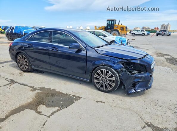 WDDSJ4EB5JN532619 2018 MERCEDES-BENZ CLA-CLASS Blue Delantero derecho