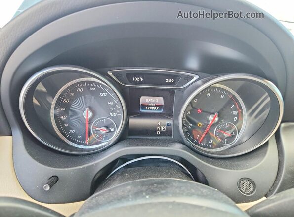 WDDSJ4EB5JN532619 2018 MERCEDES-BENZ CLA-CLASS Blue Vista del cuadro de instrumentos