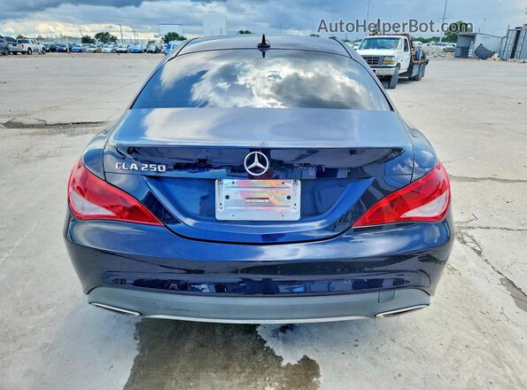 WDDSJ4EB5JN532619 2018 MERCEDES-BENZ CLA-CLASS Blue Vista trasera