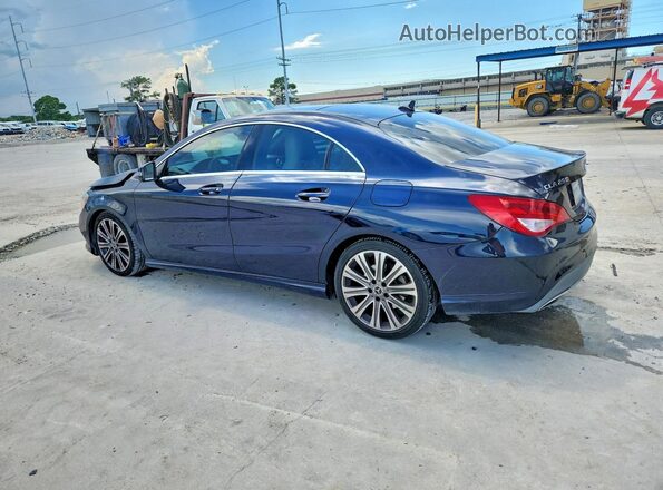 WDDSJ4EB5JN532619 2018 MERCEDES-BENZ CLA-CLASS Blue Trasero izquierdo