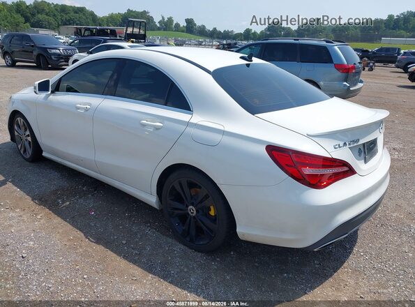 WDDSJ4EB5KN749525 2019 MERCEDES-BENZ CLA 250 White Rear left