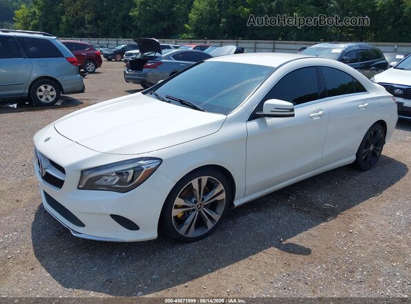 WDDSJ4EB5KN749525 2019 MERCEDES-BENZ CLA 250 White Front left