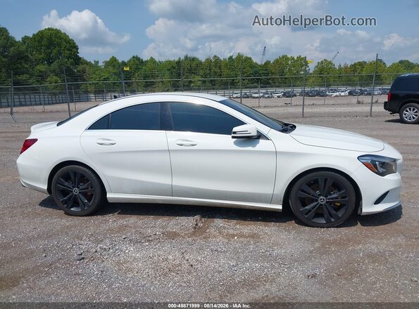 WDDSJ4EB5KN749525 2019 MERCEDES-BENZ CLA 250 White Rear interior view
