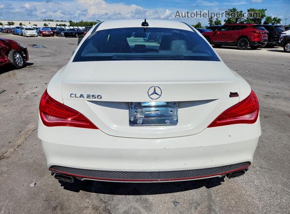 WDDSJ4EB6GN300362 2016 MERCEDES-BENZ CLA-CLASS White Вид ззаду
