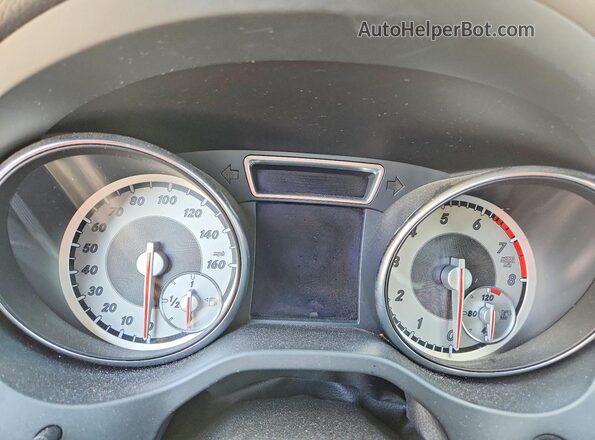WDDSJ4EB6GN300362 2016 MERCEDES-BENZ CLA-CLASS White Вид щитка приладів