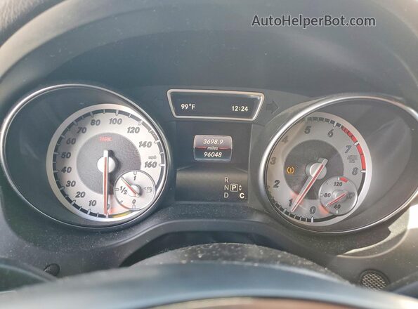 WDDSJ4EB6GN327190 2016 MERCEDES-BENZ CLA-CLASS White Instrument cluster view