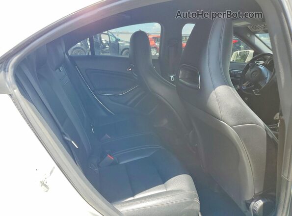 WDDSJ4EB6GN327190 2016 MERCEDES-BENZ CLA-CLASS White Rear seats view