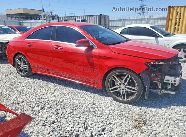WDDSJ4EB6HN424097 2017 MERCEDES-BENZ CLA-CLASS Red Передня права чверть