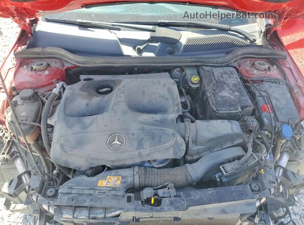 WDDSJ4EB6HN424097 2017 MERCEDES-BENZ CLA-CLASS Red Вид задньої частини салону
