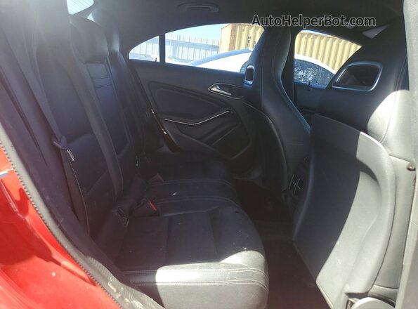 WDDSJ4EB6HN424097 2017 MERCEDES-BENZ CLA-CLASS Red Вид задніх сидінь