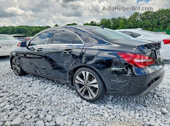 WDDSJ4EB6JN600507 2018 MERCEDES-BENZ CLA-CLASS Black Trasero izquierdo