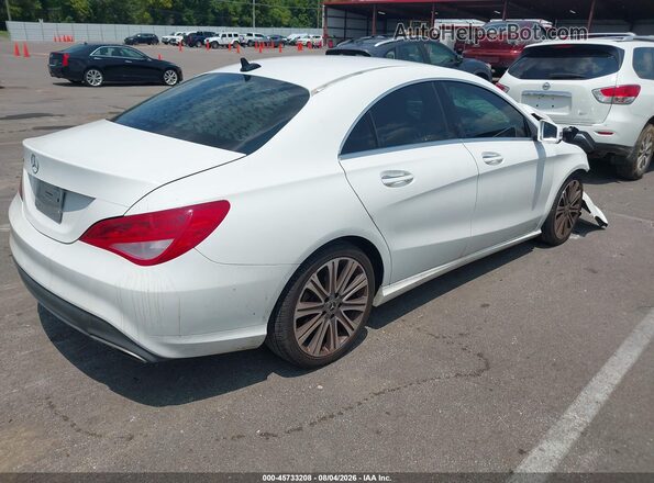 WDDSJ4EB6JN659055 2018 MERCEDES-BENZ CLA 250 White Trasero derecho
