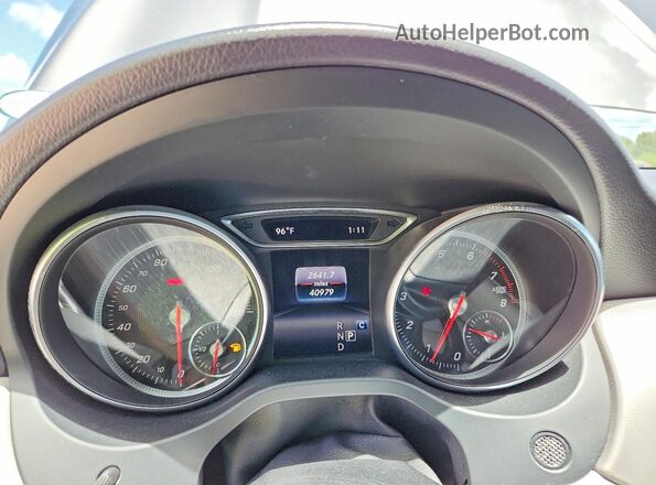 WDDSJ4EB6KN768441 2019 MERCEDES-BENZ CLA-CLASS Gray ხელსაწყოთა პანელის ხედი
