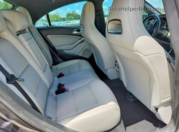 WDDSJ4EB6KN768441 2019 MERCEDES-BENZ CLA-CLASS Gray უკანა სავარძლების ხედი