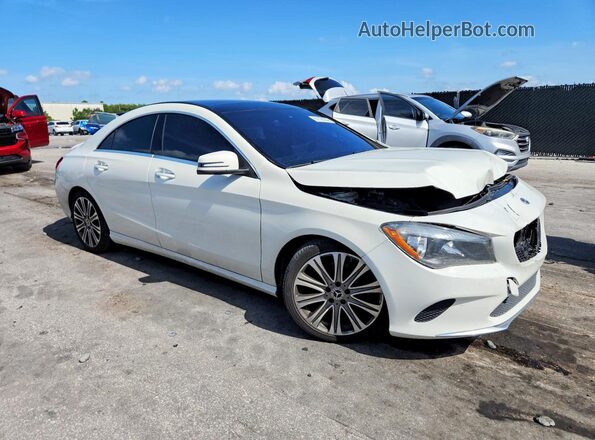 WDDSJ4EB7JN592613 2018 MERCEDES-BENZ CLA-CLASS White Front right