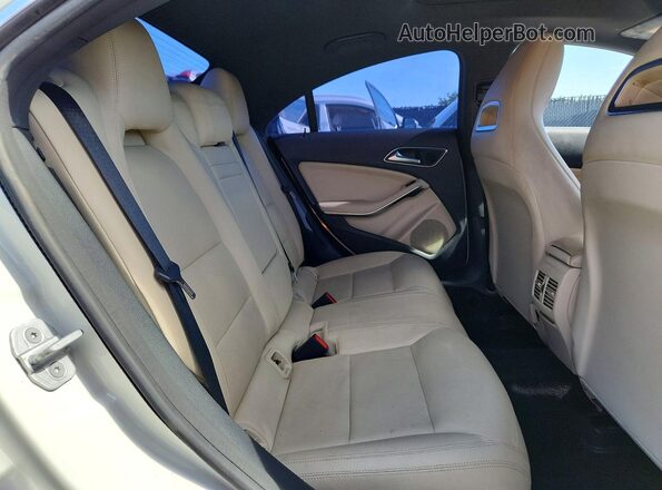 WDDSJ4EB7JN592613 2018 MERCEDES-BENZ CLA-CLASS White Rear seats view