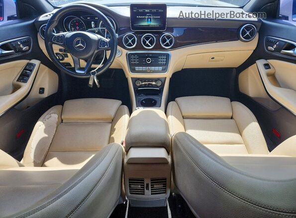 WDDSJ4EB7JN592613 2018 MERCEDES-BENZ CLA-CLASS White Dashboard view