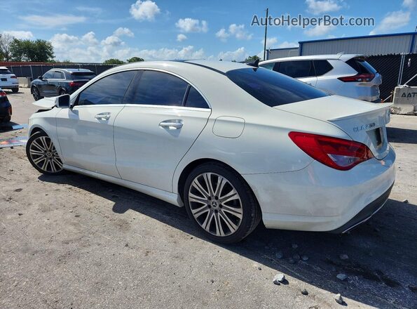 WDDSJ4EB7JN592613 2018 MERCEDES-BENZ CLA-CLASS White Rear left